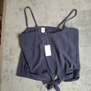 Flawless Brand Spaghetti Strap Tank Top. Size Small.  Navy Blue NWT